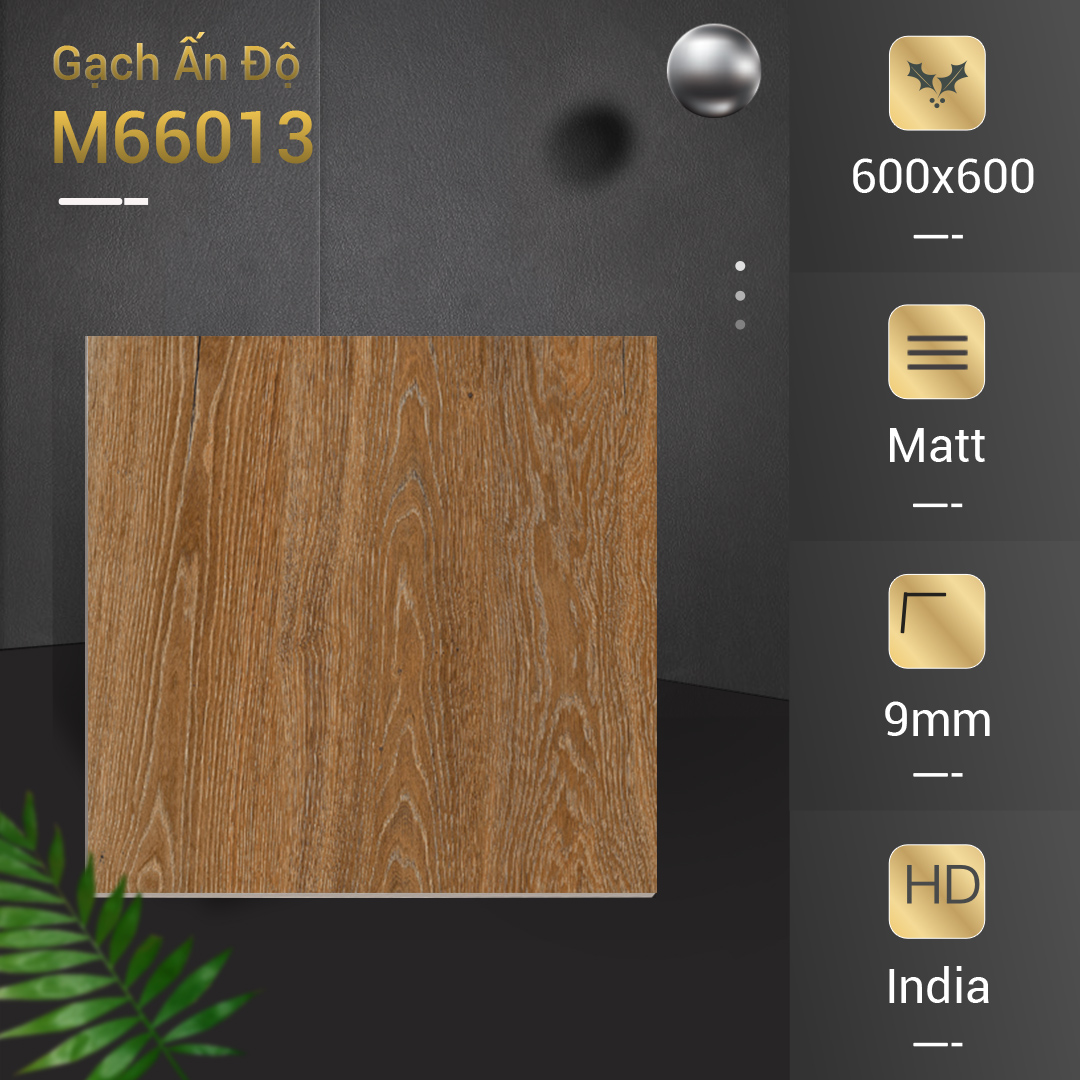 Gạch Ftiles 600x600 JANUS BROWN M66013