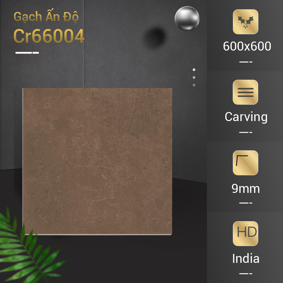 Gạch Azone 600x600 EMBER CHOCO CR66004