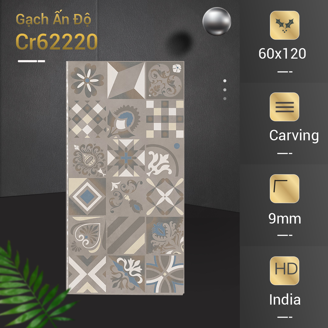 Gạch Ấn Độ Azone 60x120 Cr62220
